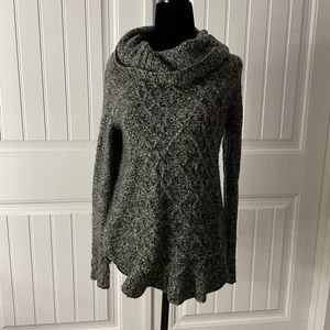 Grey cowl neck sweater